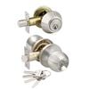 Ikonic Brushed Nickel Ruby Entry Combo Set