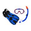 Land & Sea Sports 5-9y Porpoise Junior Snorkel Blue Flipper/Glasses/Fin Goggles
