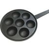 7 Hole Dimple Cast Iron Poffertjes Mini Pancake Handle Maker