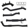 Ignite Exhausts Turbo Back For Toyota Hilux 2.8l No Cat With Hotdog 409 Stainless Steel