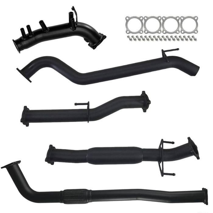 Ignite Exhausts Turbo Back For Toyota Hilux 2.8l No Cat With Hotdog 409 Stainless Steel