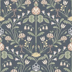 Wallpaper Trader Till Carl Wallpaper Roll 10.05m X 53cm, Indigo