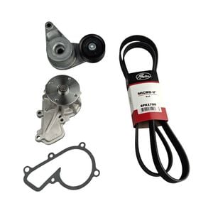 Drive Belt Tensioner & Water Pump Kit For i30 G4NB Sportage G4NA w/ AC