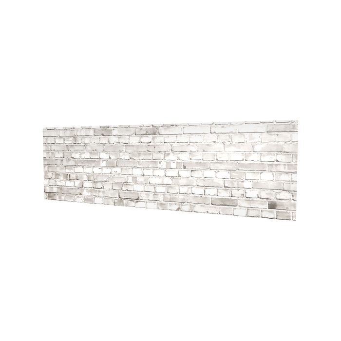 Bellessi 725mm x 3050mm x 6mm Motiv Polymer Splashback -  White Wall