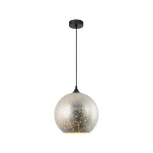 CLA Lighting ROCHE Interior Glass Pendant Light- Satin Chrome