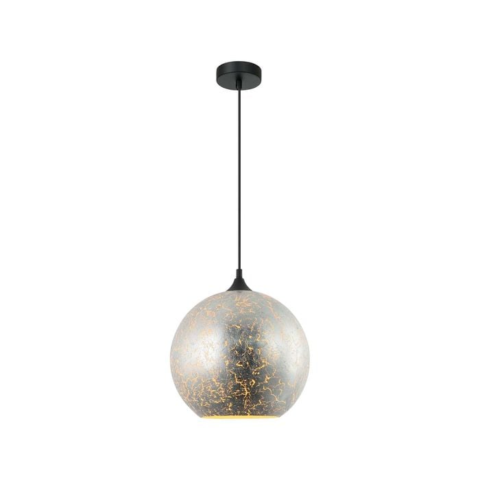 CLA Lighting ROCHE Interior Glass Pendant Light- Satin Chrome