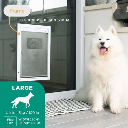 Large dog door bunnings best sale