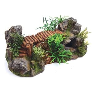 Kazoo Bamboo Bridge W/plants (18590)