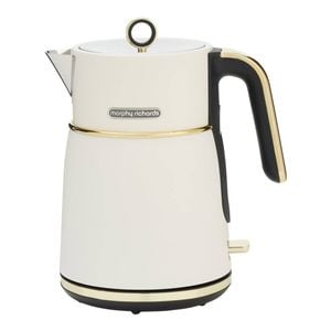 Morphy Richards Signature Soft Gold Matte White 1.5 L Electric Kettle Rapid Boil
