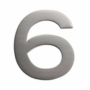 Sandleford 150mm Stainless Steel Plaza House Number 6