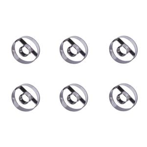 6PK Appetito Stainless Steel Doughnut Cutter Home Kitchen Cooking Utensil 7.5cm