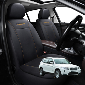Car Seat Cover for BMW X3 2011 - 2017 (F25) - Black-Front Only