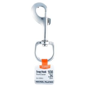 Taskmaster 108 x 26mm Nickel Plated Snap Hook