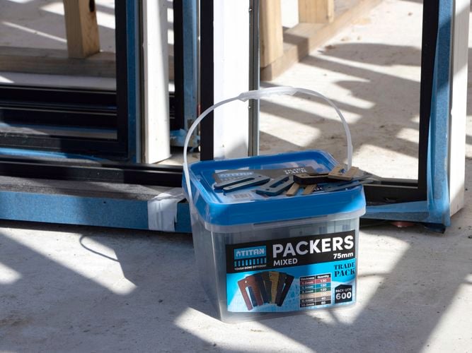 Batten packers from titan brand on a build