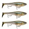3x Rapala 14cm X Rap Peto Sink Hybrid Swimbait Fishing Lure -Smelt On The Beach