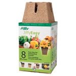 Jiffy 8cm Square Peat Propagation Pots - 8 Pack