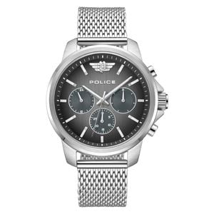Police Mensor Grey Dial Stainless Steel Men's Watch (pewjk0006304)