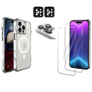 Icoverlover For Iphone 16 Pro Case Compatible With Magsafe + 2x Screen + 2x Camera Protectors