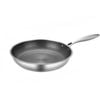 NNEOBA Premium 30cm Stainless Steel Honeycomb Nonstick Skillet Pan Silver