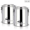 SOGA 2X 12L Stainless Steel Beverage Dispensers with Tap