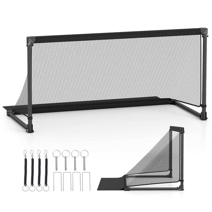Costway 150x71x76cm Soccer Goal Kid Pop Up Soccer Net