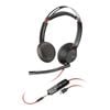 HP Poly Blackwire 5220 USB-C Headset + 3.5mm Plug + USB-C/A Adapter [8X231AA]