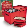 Catzon Premium Christmas Ornament Storage 8 Tray 128 Ornaments