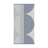 KAS Australia Oversized Harri Hand Towel Modern Cotton Jacquard 550GSM Denim