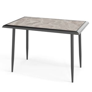 Costway Sintered Stone Dining Table Rectangular Kitchen Table