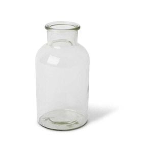 3PK E Style 21cm Glass Specimen Bottle Home Decor - Clear