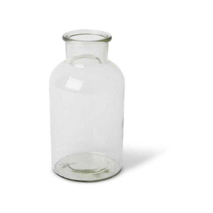 3PK E Style 21cm Glass Specimen Bottle Home Decor - Clear