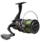 Okuma Carbonite XP155 Baitfeeder Spinning Fishing Reel with Spare Graphite Spool