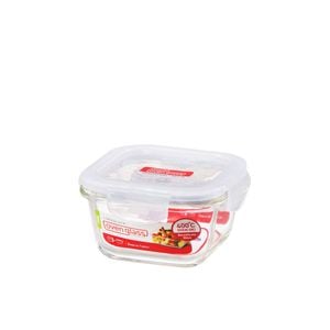 Lock & Lock Square Glass Container 300mL