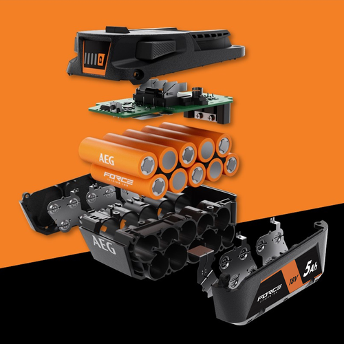 AEG 18V 5.0Ah Twin FORCE Battery And Charger Pack Bunnings Australia
