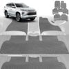 6D Diamond Car Floor Mats for Mitsubishi Pajero 2006-2021-Ultimate Set-Grey-Outback GT