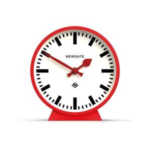 Newgate Railway Mantel Clock Fire Engine Red