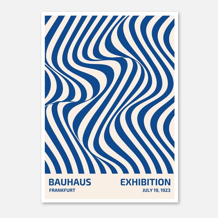 Galrie Bauhaus Exhibition Poster from Frankfurt 1923- Vintage Art Print for Modern Decor, Poster Only, A4 21 x 30cm (8 x 12inch)