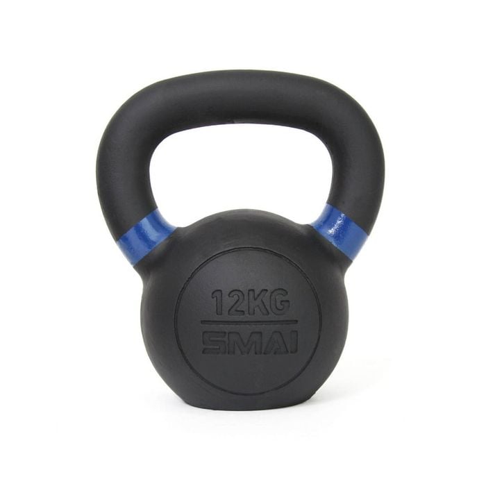 Smai Cast Iron Kettlebell - 12kg - Black