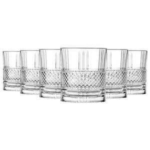 RCR Crystal Brillante DOF Whisky Glasses - 340ml - Pack of 6
