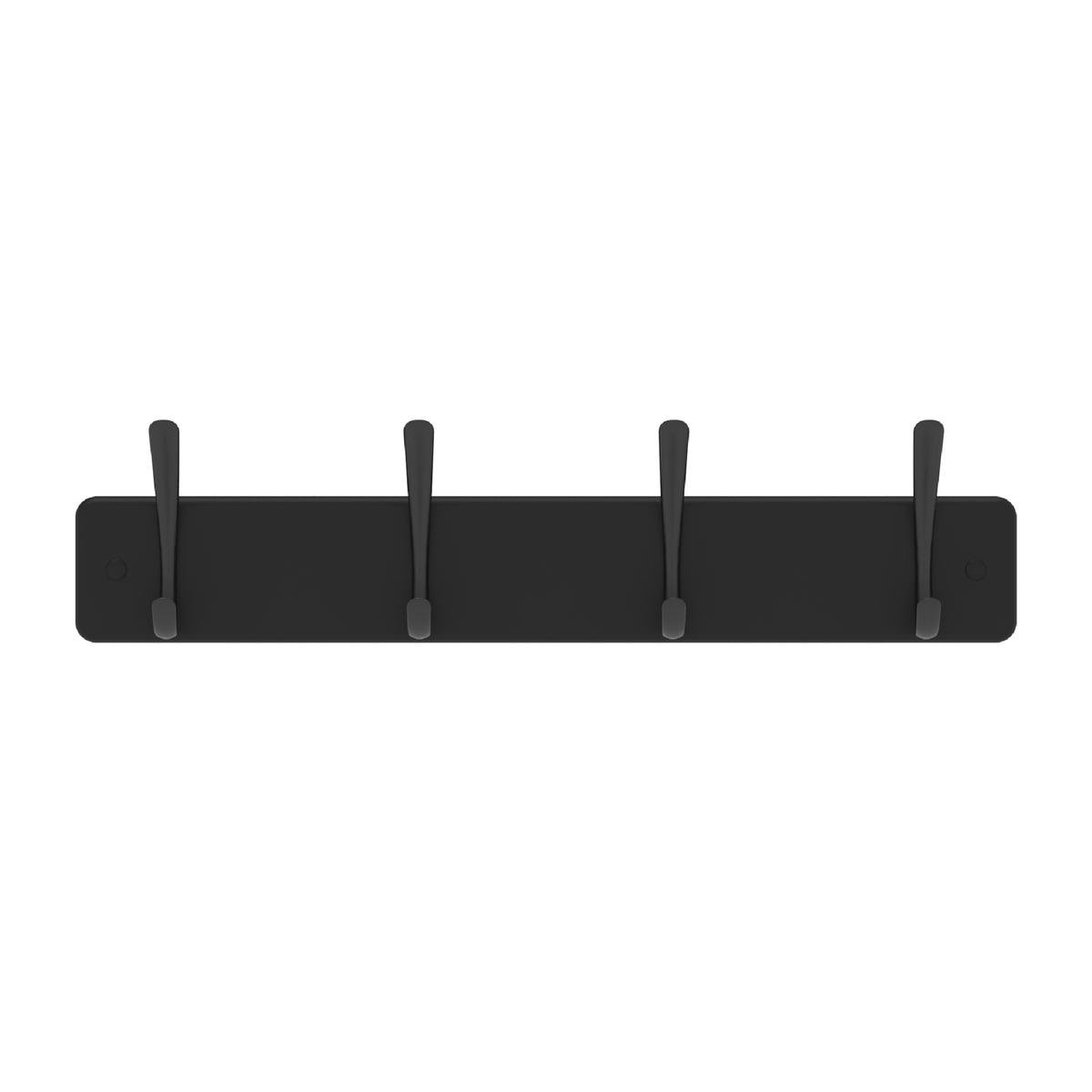 MODE 4 Black Hooks On Black Board Hat And Coat Rack Bunnings Australia