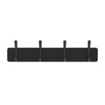 MODE 4 Black Hooks On Black Board Hat And Coat Rack