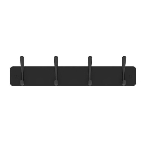 MODE 4 Black Hooks On Black Board Hat And Coat Rack Bunnings Australia