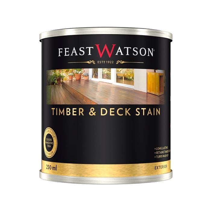 Feast Watson 250ml Black Japan Timber & Deck Stain