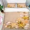 3D Beach Starfish 288 Bed Pillowcases Quilt Queen Size
