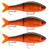 3x Rapala Super Shadow Rap Glide 11cm Jointed Swimbait Lures - Lava Roach