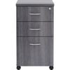 Lorell Essentials Series 3 Mobile Filing Cabinet W/ Drawer 72x41x56cm Charcoal