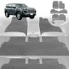 6D Diamond Car Floor Mats for Toyota LandCruiser 300 2021-Current-Ultimate Set-Grey-Outback GT