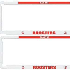 Nrl Car Number Plate Frame - Set Of Two - Sydney Roosters - Front/back