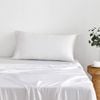 Natural Home Luxe Mulberry Silk Pillowcase 25 Momme King  Pillowcase 50 x 90cm - White