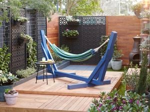 DIY Step Image - D.I.Y. hammock stand . Blob storage upload.